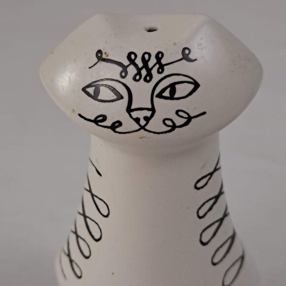 Lenox x Kate Spade White Cat & Black Dog Salt & Pepper Shakers Porcelain EUC - Picture 3 of 13